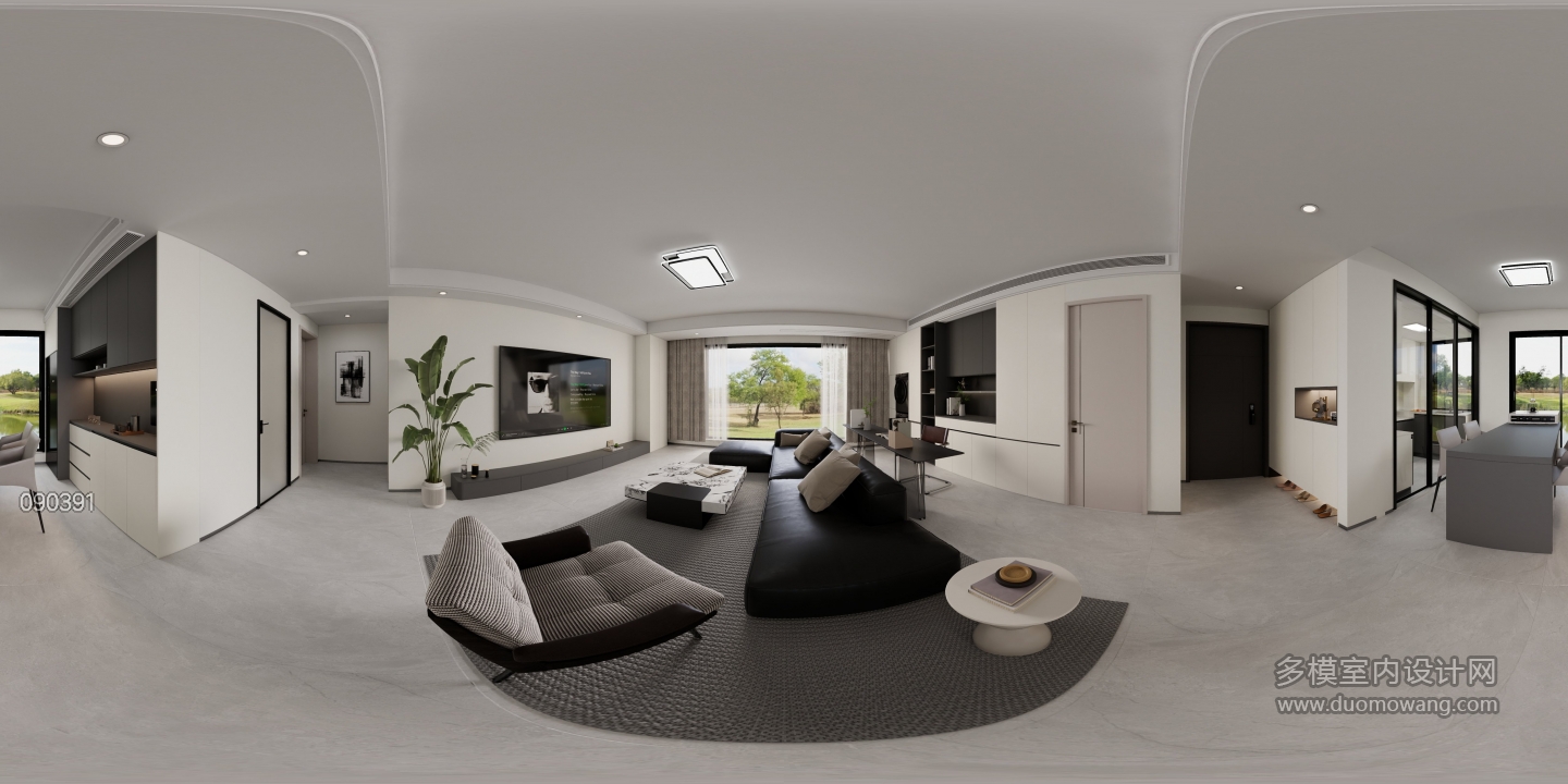 现代简约客餐厅