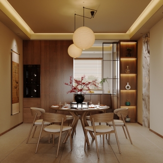 04-平面施工图-滨湖一号_recover_单张餐厅