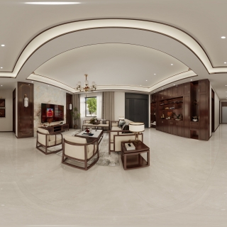 中式客餐厅全景