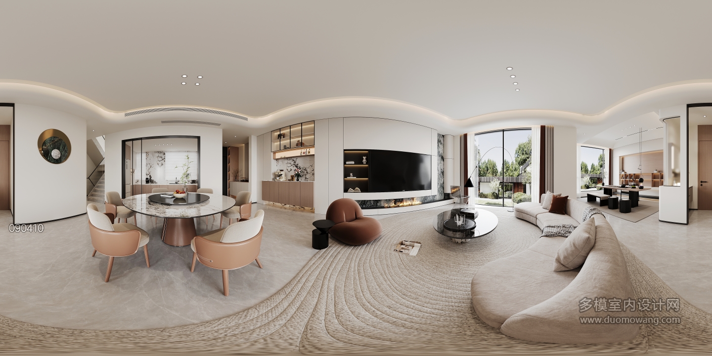 一楼客餐厅全景