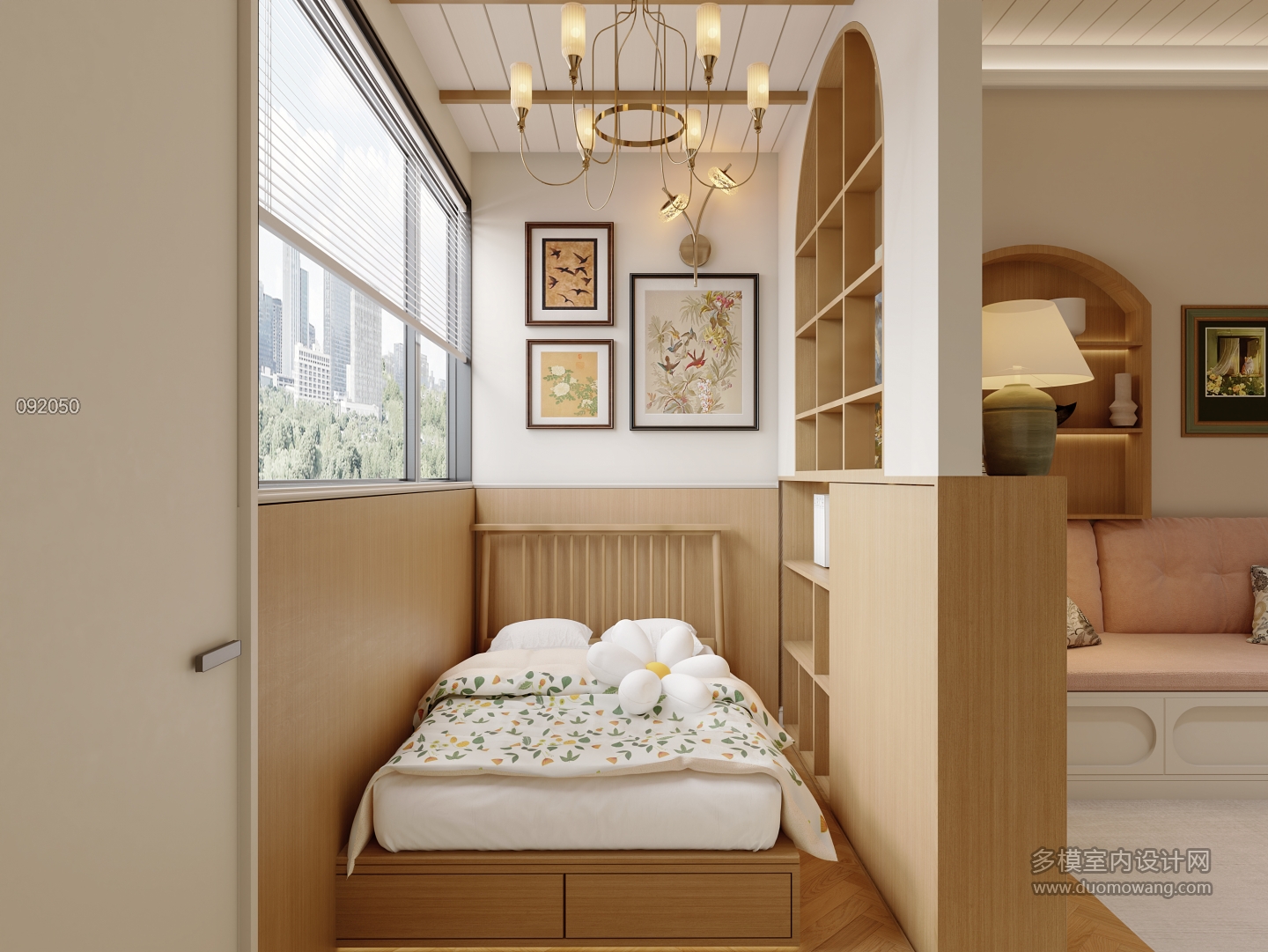 美式乡村_床头静态