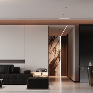 现代沙发背景墙