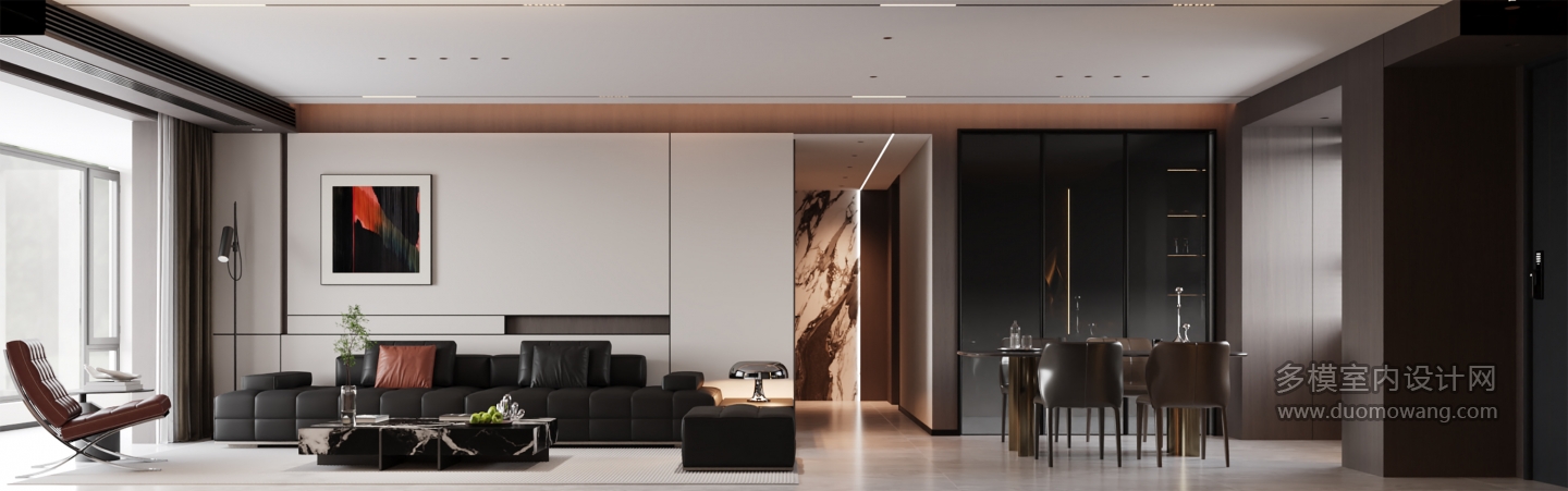 现代沙发背景墙