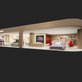 现代家纺店门头