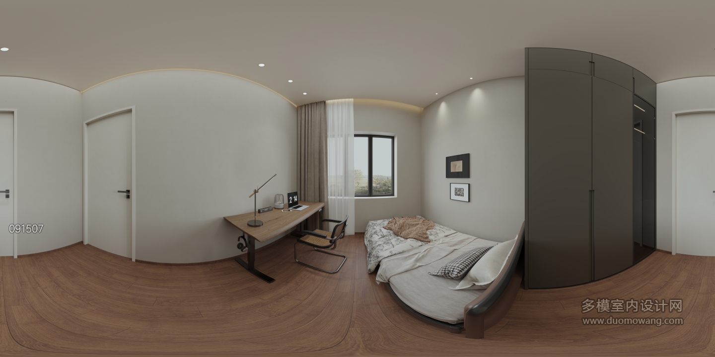 现代 次卧2 全景