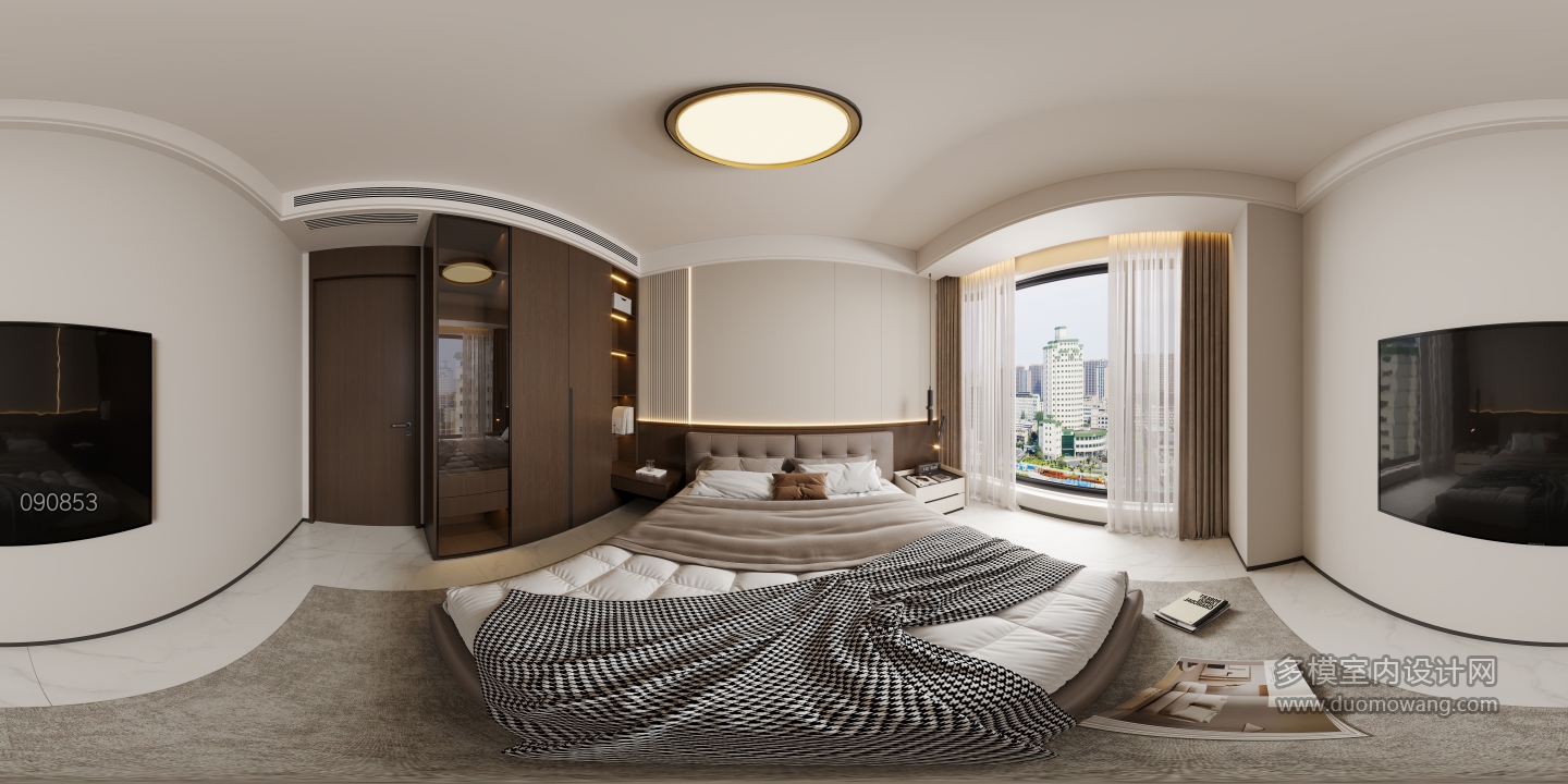 现代老人房全景