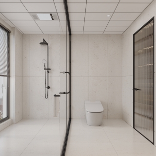 现代中古主卧卫生间