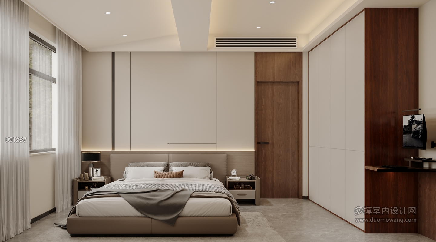 现代四层次卧2特写