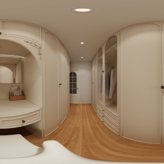 法式主卧衣帽间