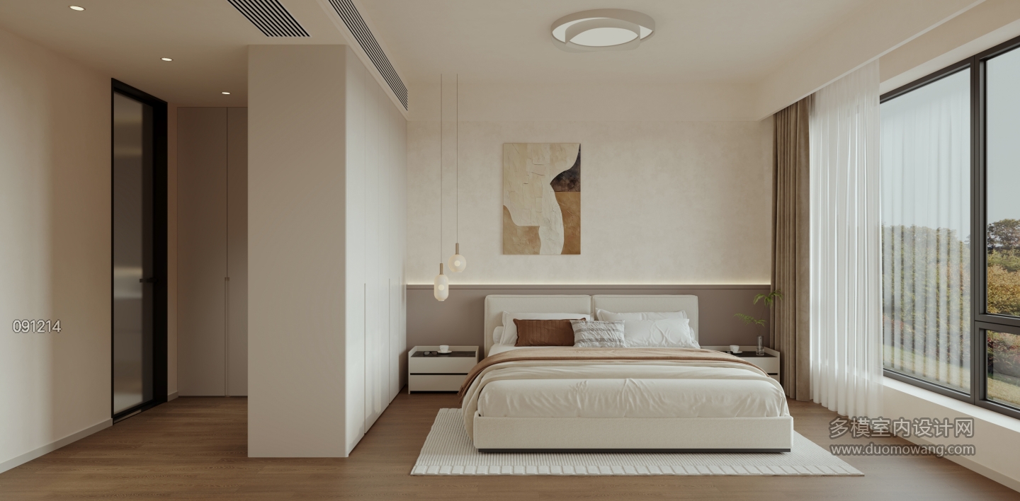 现代 主卧 单张