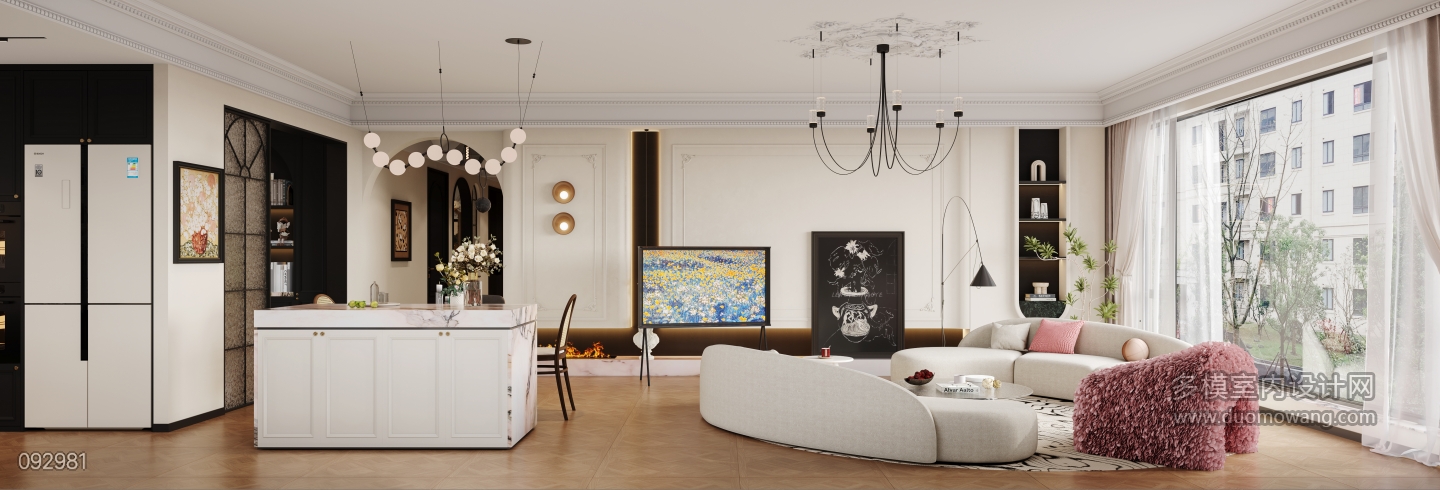 3法式中古风电视面