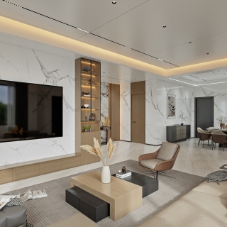 傅总自建房_一层客厅003