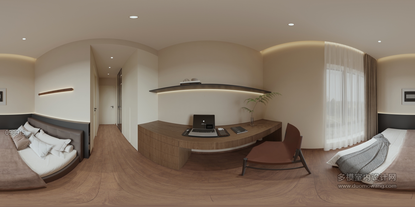 现代 次卧1 全景