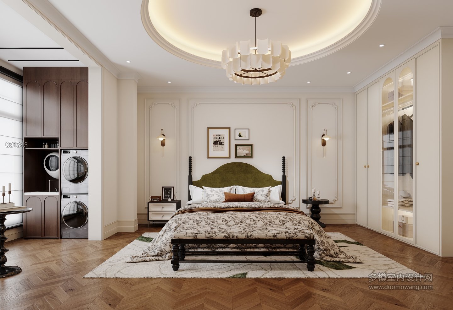 法式-二层主卧特写