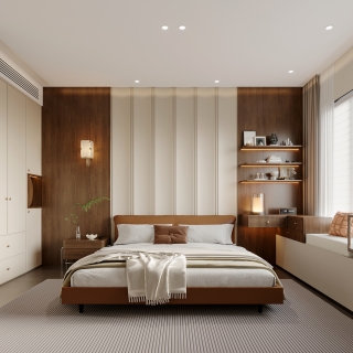 现代中古一层主卧