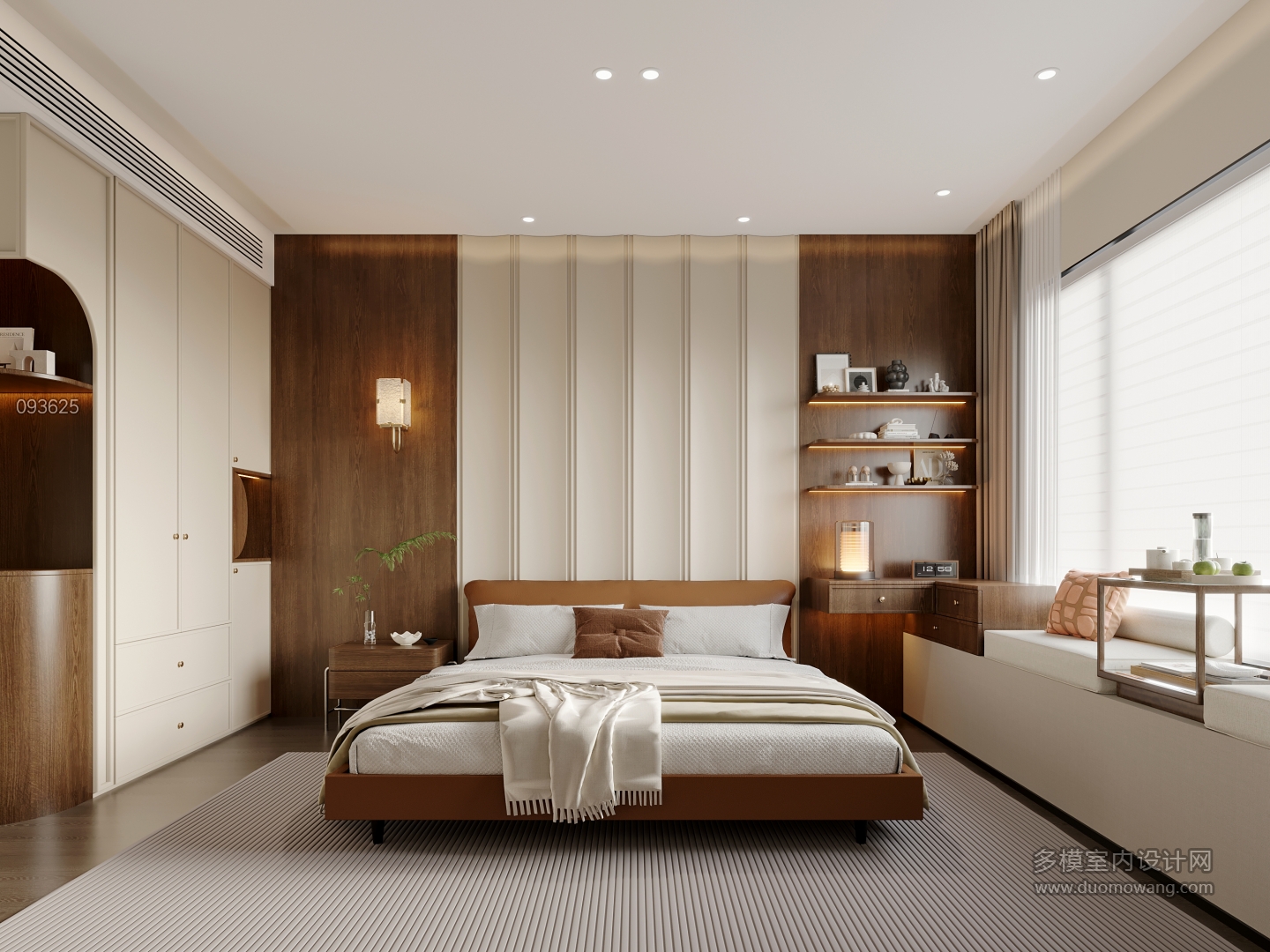 现代中古一层主卧