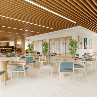 现代食堂视角二