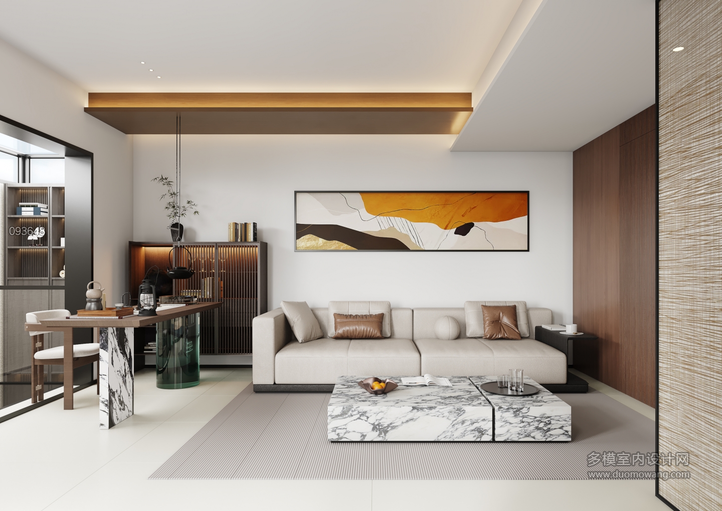 新中式1楼客厅静态