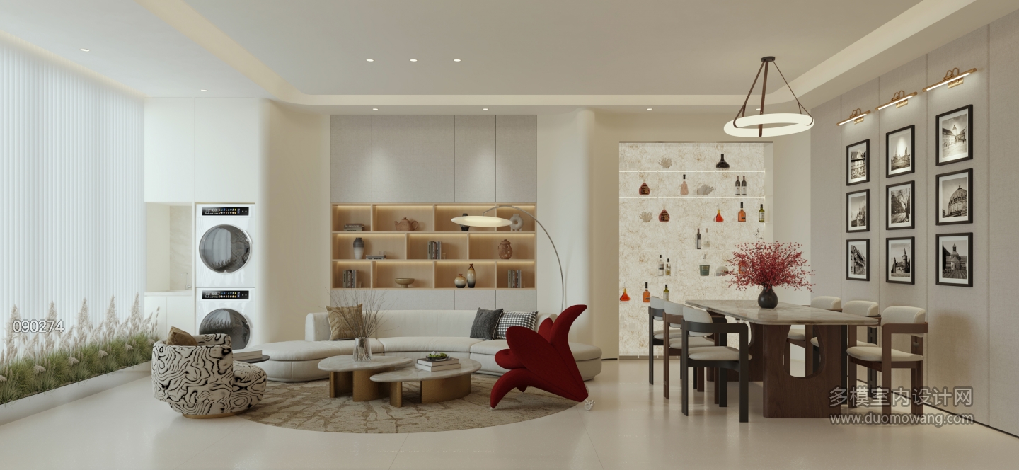 现代 家具展示间 单张3