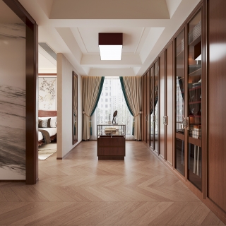 新中式衣帽间单张