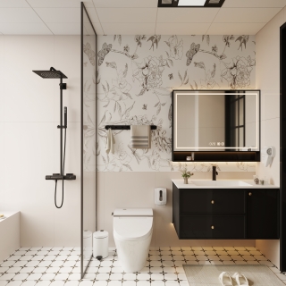 15法式中古风主卫单张