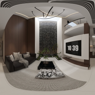 意式负一楼客厅