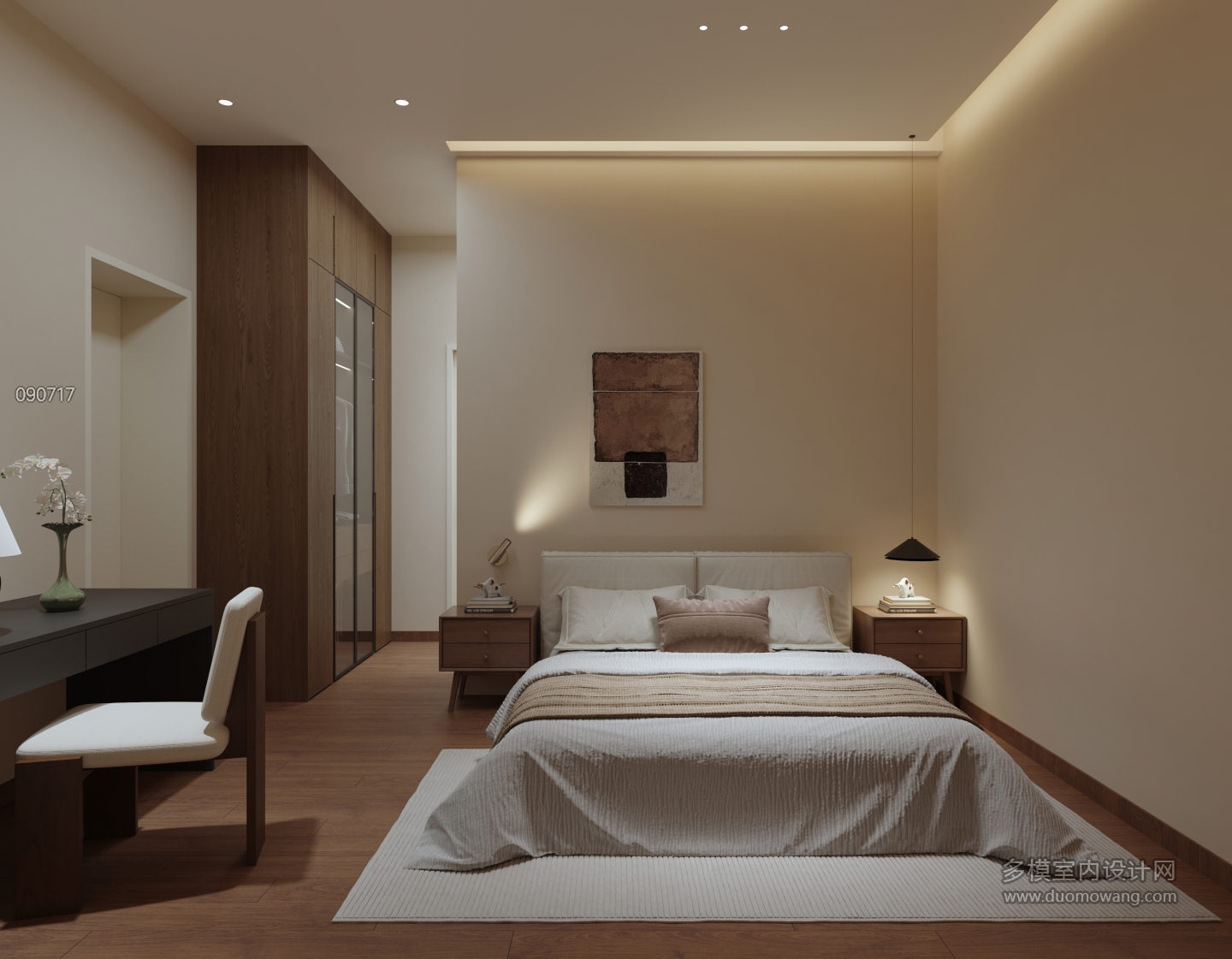 现代 主卧 单张3