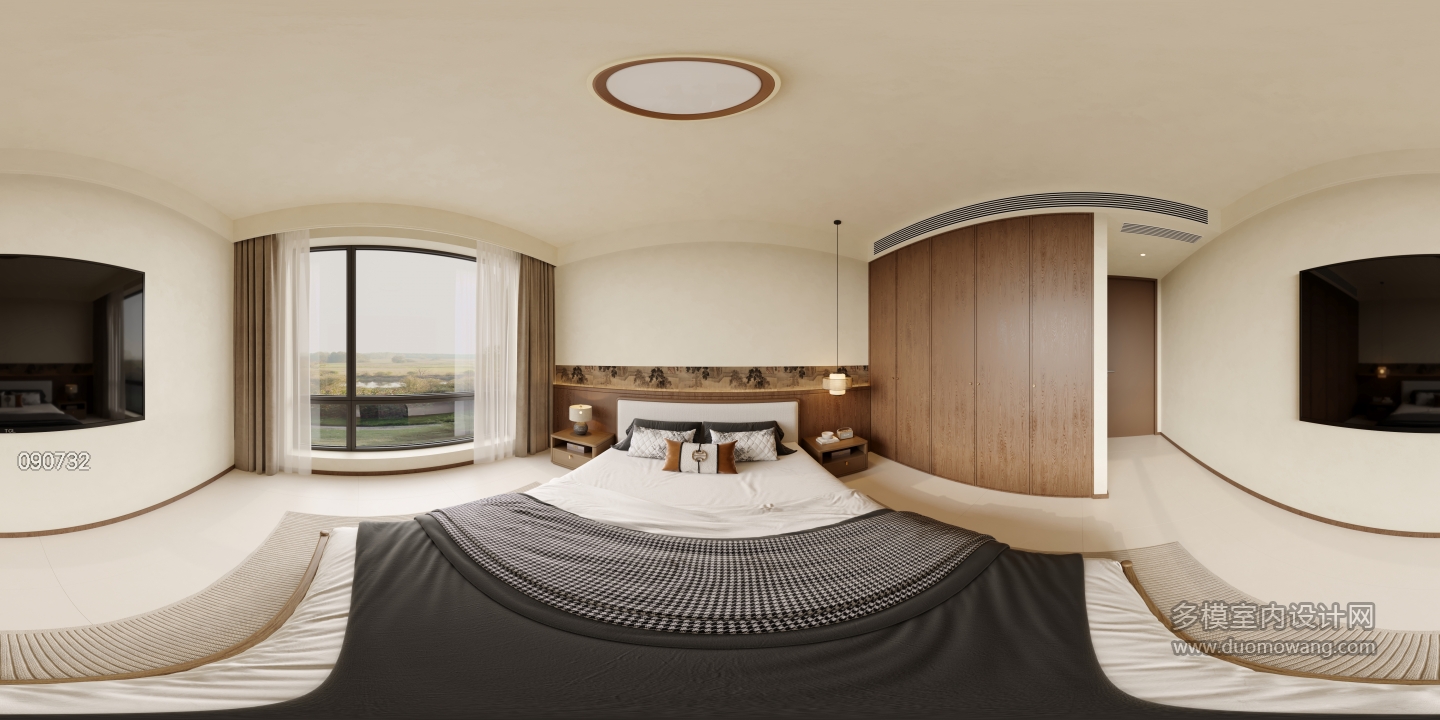 宋式美学 主卧 全景