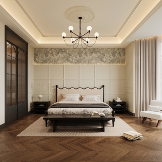 现代二楼主卧单张