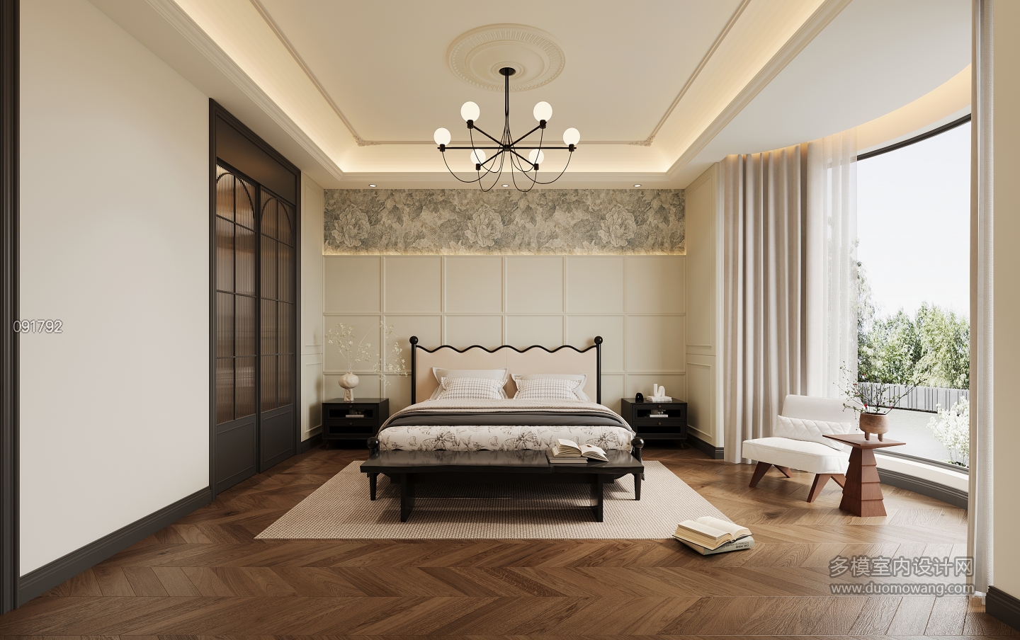 现代二楼主卧单张