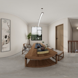 新中式-二楼起居室