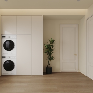 现代轻法二层走廊