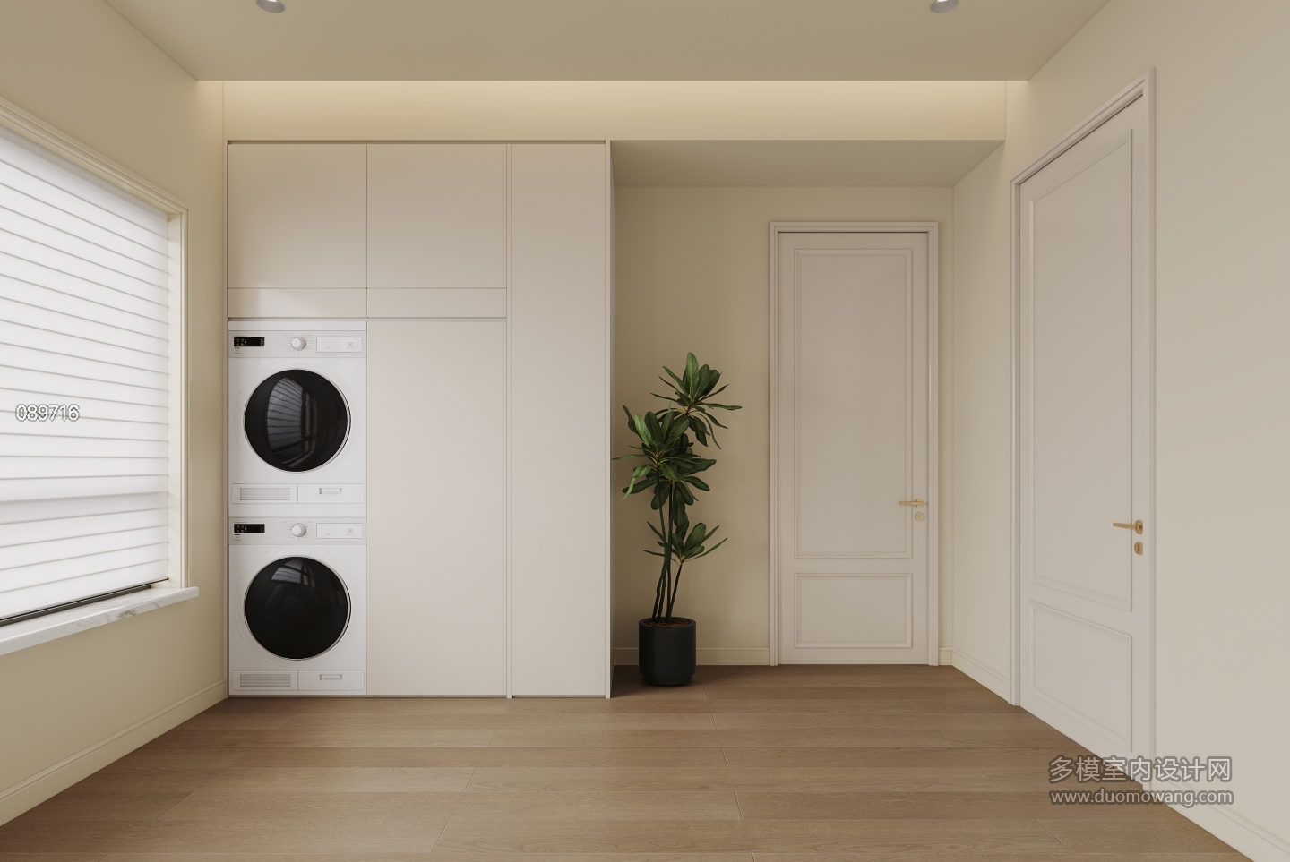 现代轻法二层走廊