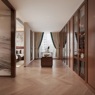 新中式衣帽间单张