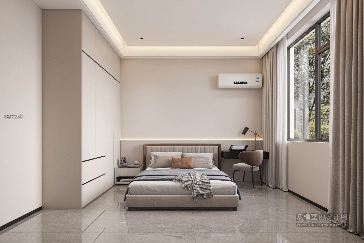 现代1 楼卧室一