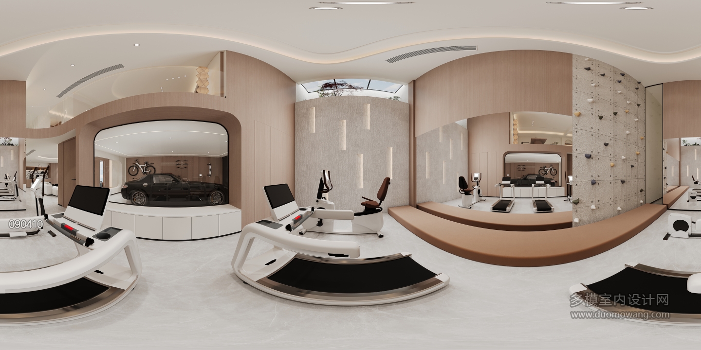 负二健身区全景