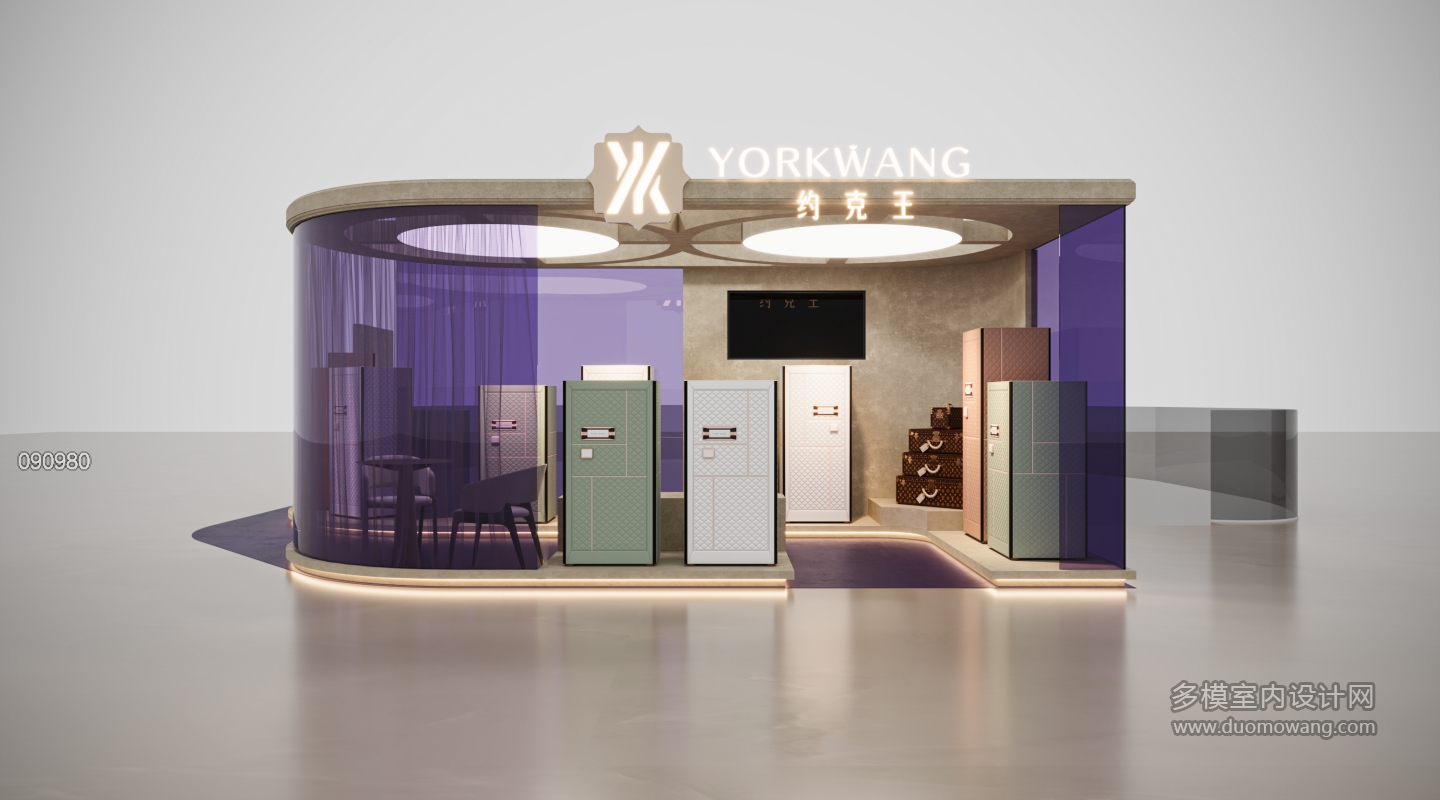 现代商场展厅 (2)