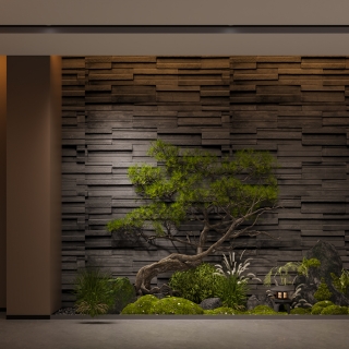 现代二楼走廊景观