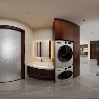 中式-三层卫生间干区