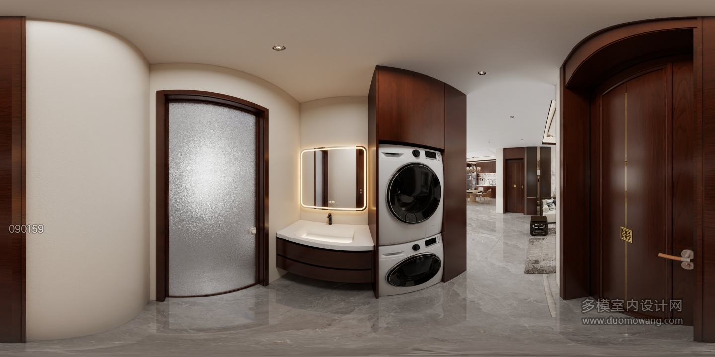 中式-三层卫生间干区