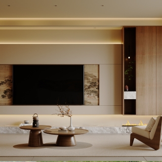 04-平面施工图-滨湖一号_recover_单张电视背景