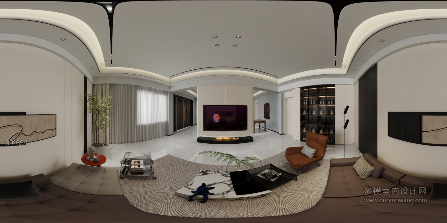 现代简约-一楼客厅