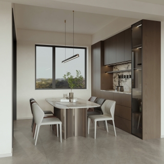 现代 客餐厅 单张1