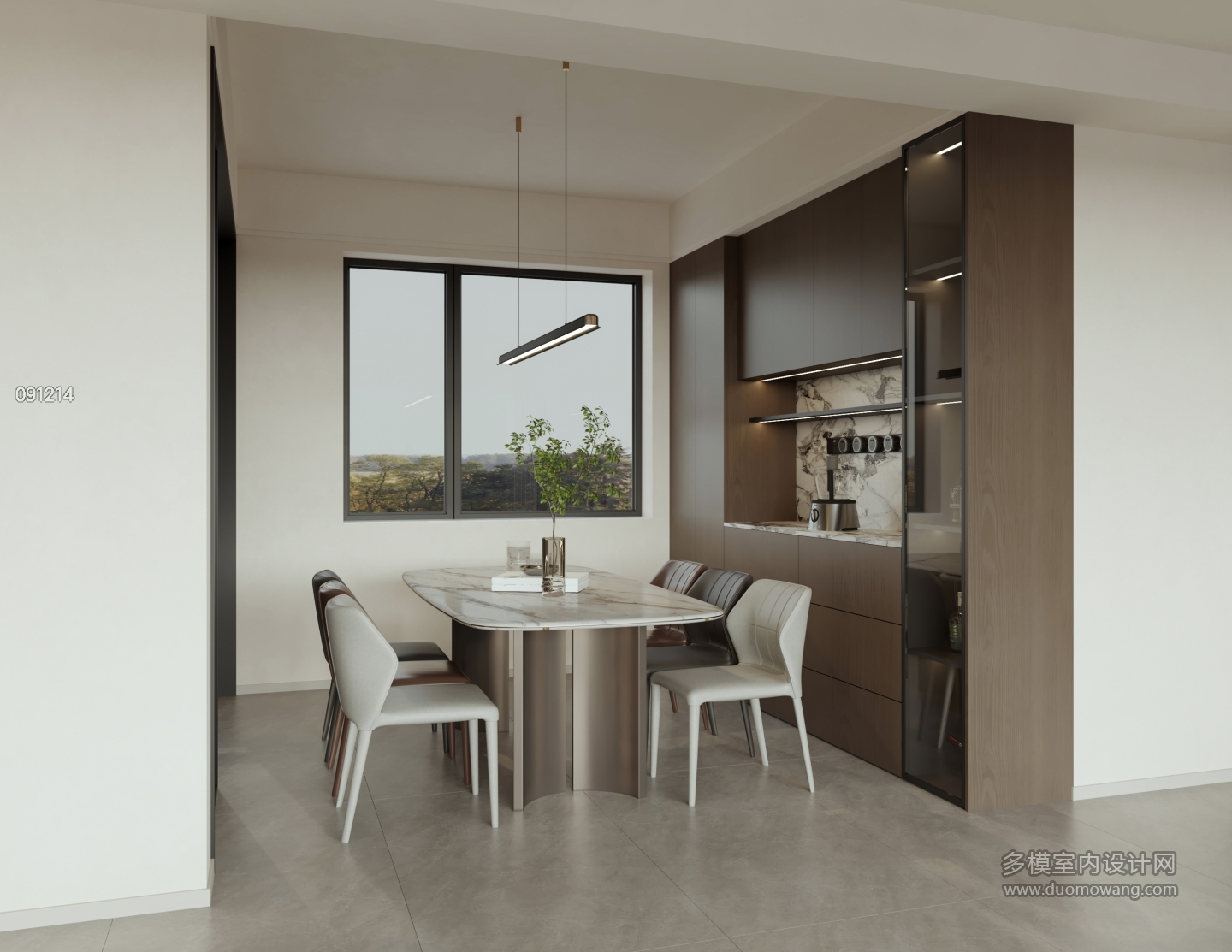 现代 客餐厅 单张1