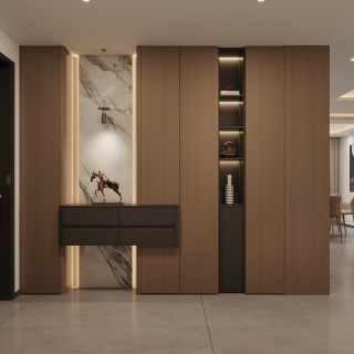 现代意式玄关鞋柜