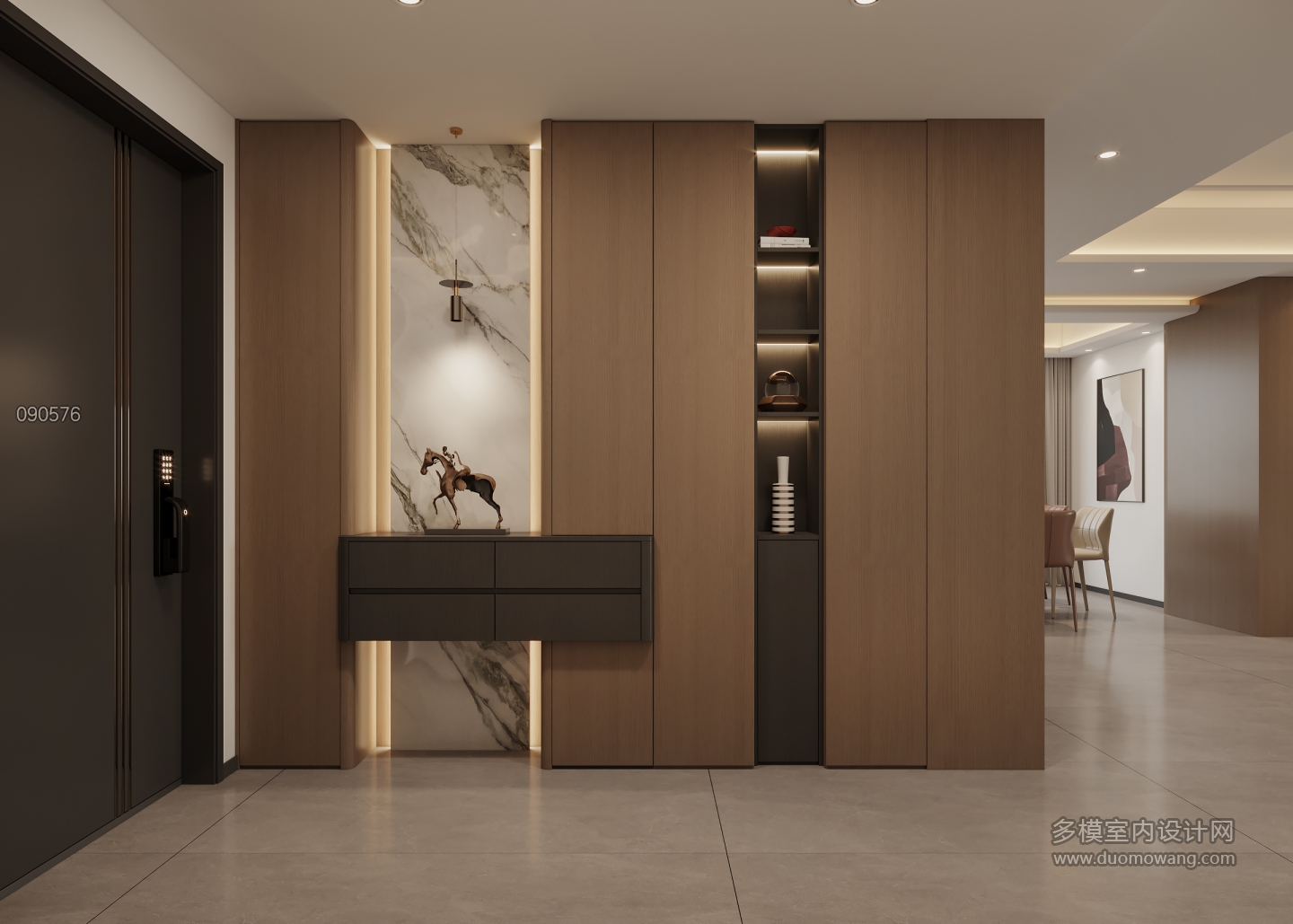 现代意式玄关鞋柜