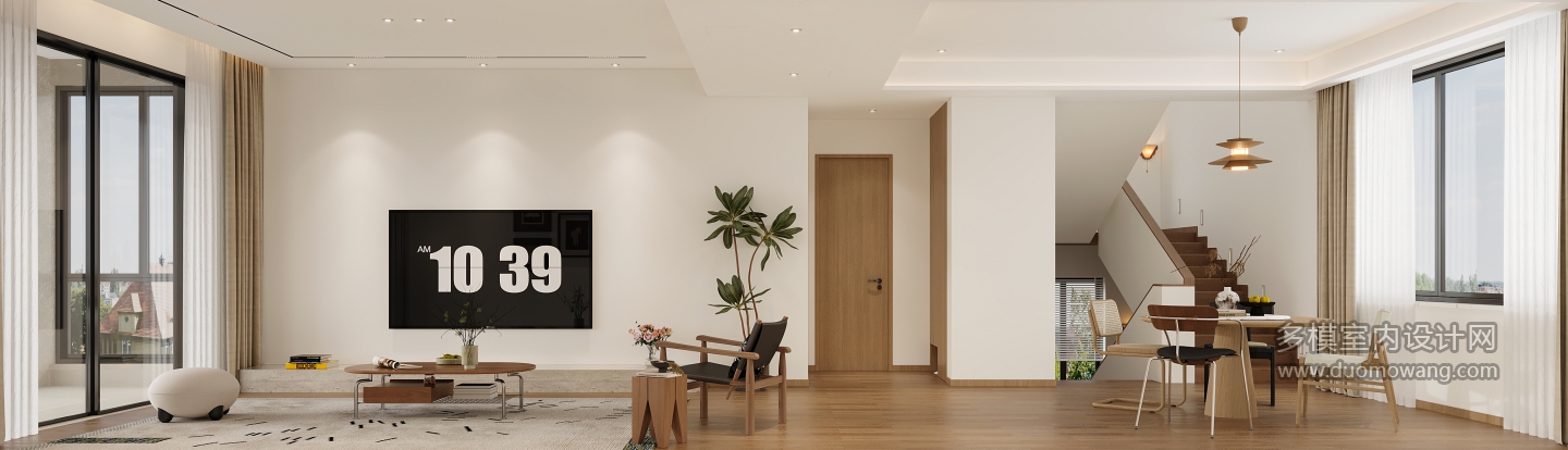 现代中古三楼电视背景