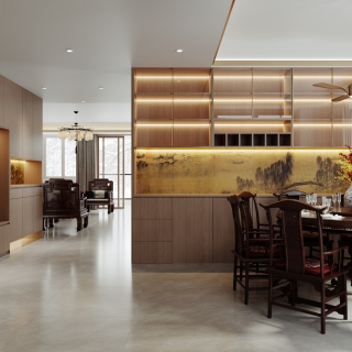 新中式三层餐厅静态2