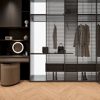 现代主卧衣帽间