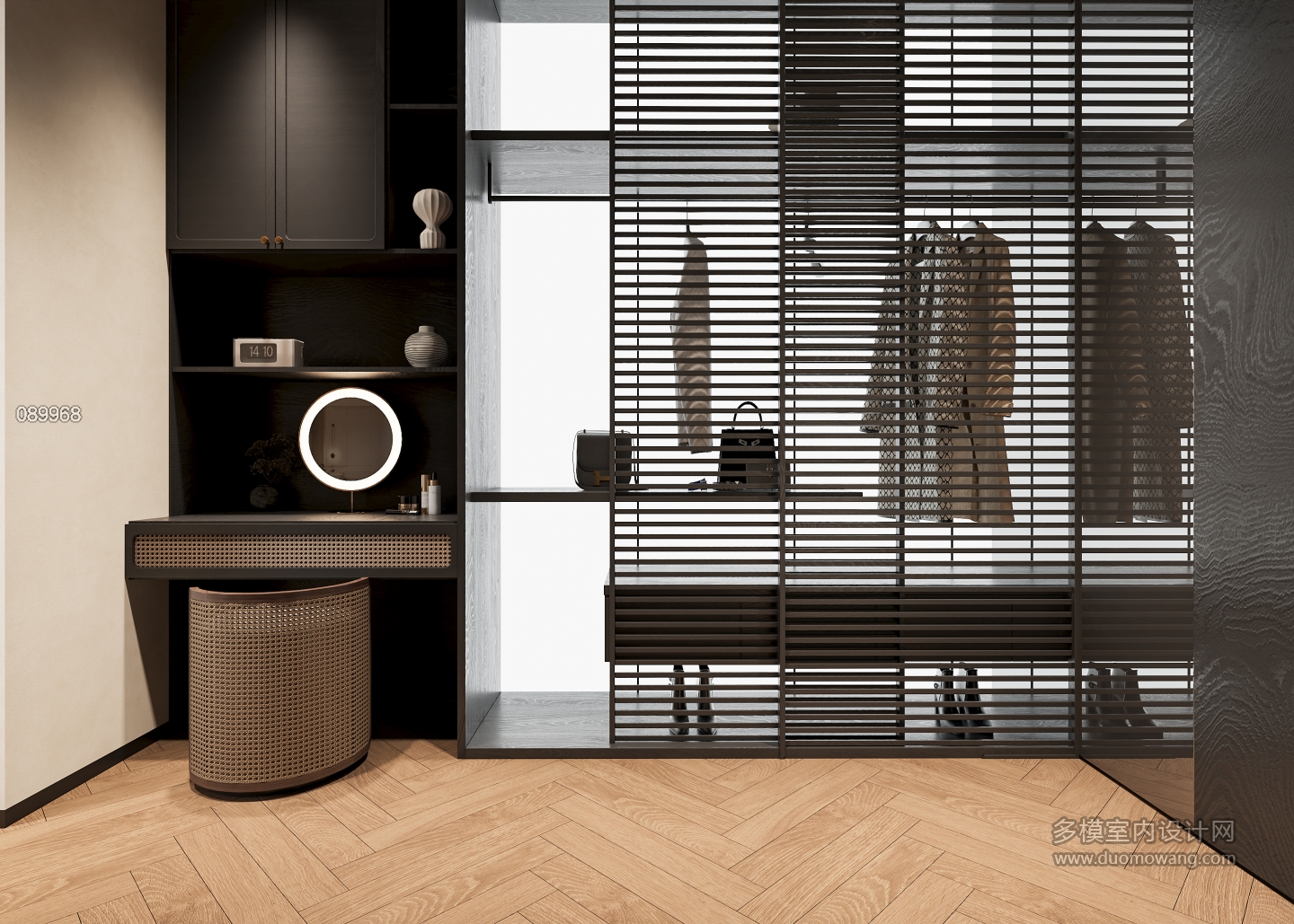 现代主卧衣帽间